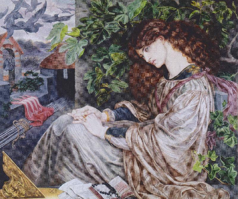 Dante Gabriel Rossetti Pia de Tolomei Germany oil painting art